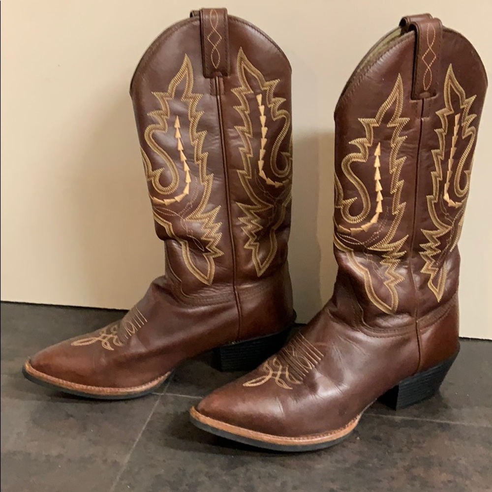 Justin jflex women’s cowboy boots size 7
